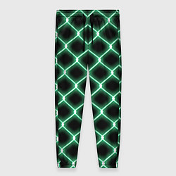 Женские брюки Зелёная неоновая сетка