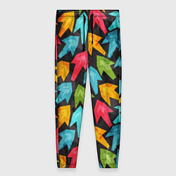 Женские брюки Разноцветные стрелы