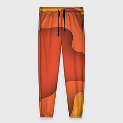 Женские брюки Оранжево-жёлтый разлом