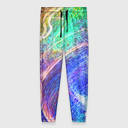 Женские брюки Абстрактные разноцветные молнии
