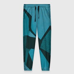 Брюки женские Синие камни, цвет: 3D-принт