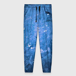 Женские брюки Тёмно-синяя абстрактная стена льда