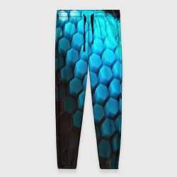 Женские брюки Abstraction neon blue