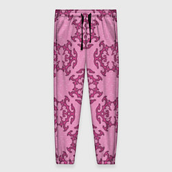 Женские брюки Розовая витиеватая загогулина
