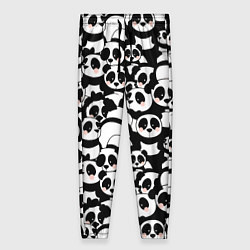 Женские брюки Чёрно-белые панды
