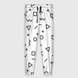 Женские брюки Разные геометрические фигуры
