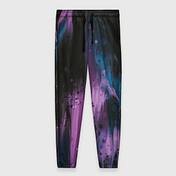 Женские брюки Фиолетовые абстрактные тени