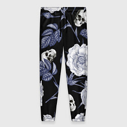 Женские брюки Черепа с розами