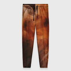 Женские брюки Оранжевый абстрактный дым