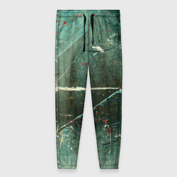 Женские брюки Серо-зелёный стиль
