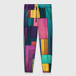 Женские брюки Современные геометрические фигуры