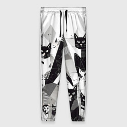 Женские брюки Абстрактные коты
