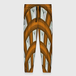 Брюки женские Деревянные своды, цвет: 3D-принт