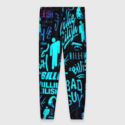 Женские брюки Billie Eilish neon pattern