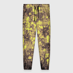 Брюки женские Грязно-желтая осень, цвет: 3D-принт