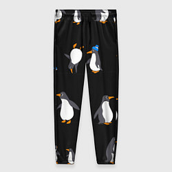 Женские брюки Веселая семья пингвинов