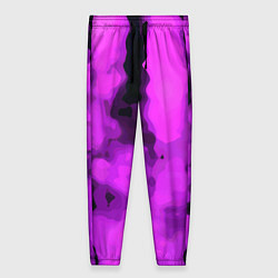 Женские брюки Узор фиолетовая нежность