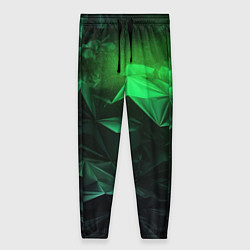 Женские брюки Глубина зеленого абстракции