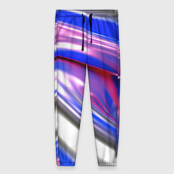Женские брюки Вязкая абстракция в фиолетовых оттенках