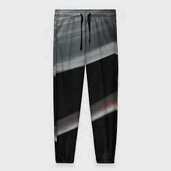 Женские брюки Black grey abstract