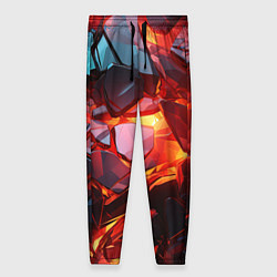 Брюки женские Абстрактные камни из плит, цвет: 3D-принт