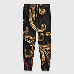 Женские брюки Золотые абстрактные узоры