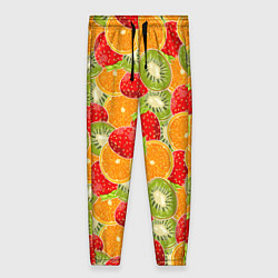 Женские брюки Сочные фрукты и ягоды