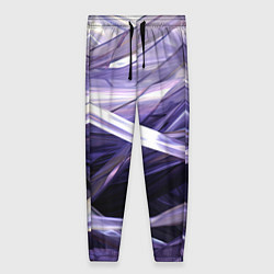 Женские брюки Фиолетовые прозрачные полосы