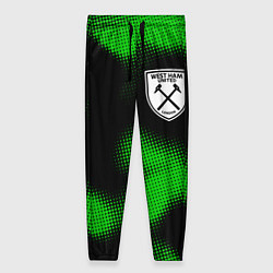 Брюки женские West Ham sport halftone, цвет: 3D-принт