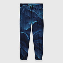 Женские брюки Синие глубокие абстрактные волны