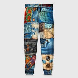 Женские брюки Vanguard denim patchwork - ai art
