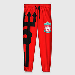 Брюки женские Liverpool fc sport steel, цвет: 3D-принт