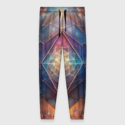Женские брюки Космическая геометрическая абстракция