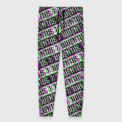 Женские брюки Juventus glitch pattern