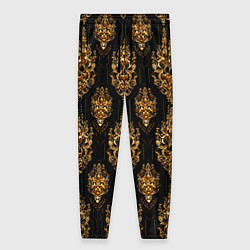 Брюки женские Тайский золотой орнамент, цвет: 3D-принт