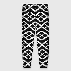 Брюки женские Этнический декор, цвет: 3D-принт