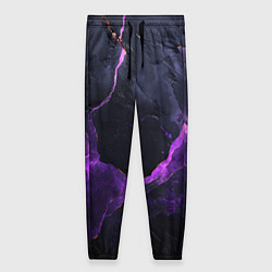 Женские брюки Фиолетово-черная объемная текстура