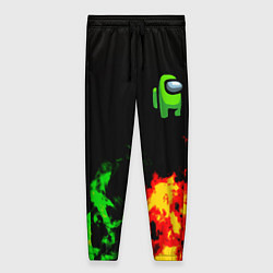 Женские брюки Амонг ас огненная текстура