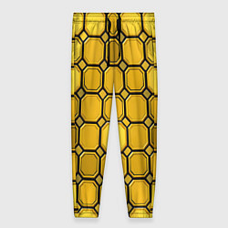 Брюки женские Золотой паттерн, цвет: 3D-принт
