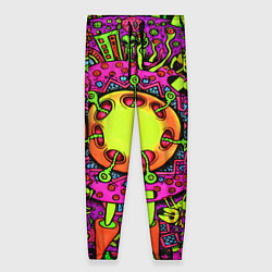 Женские брюки Кислотные грибы оптические