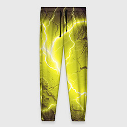 Женские брюки Color yellow black