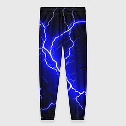 Брюки женские Color blue black, цвет: 3D-принт