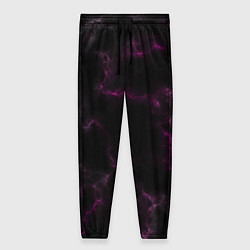 Брюки женские Black pink, цвет: 3D-принт