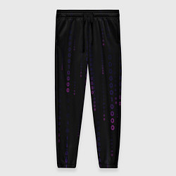 Женские брюки Color black pink