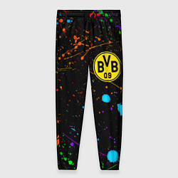 Брюки женские Borussia neon splash, цвет: 3D-принт