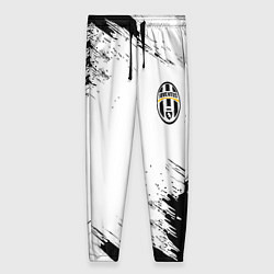 Брюки женские Juventus штрихи красок, цвет: 3D-принт