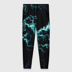 Женские брюки Lightning light blue glow