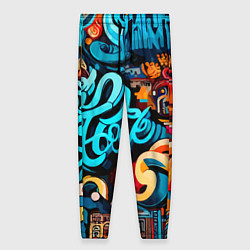 Женские брюки Abstract graffiti - ai art
