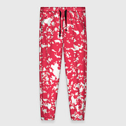 Женские брюки Розовый пятнистый