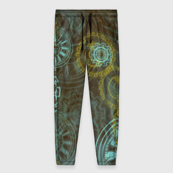 Брюки женские Стимпанк механизм, цвет: 3D-принт